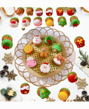 Мини фигурки Новогодний Гамбургер, 10 шт 9046752