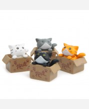 Мини фигурка Кот в коробке, 2,8*2,3 см 9046783