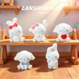 Мини фигурки Cinnamoroll 3,2 см, 5 шт. 9046763